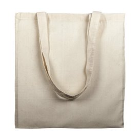 Sac Coton avec Anses Longues Beige 38x42cm (25 Utés)