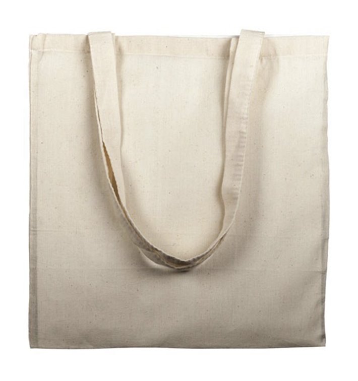 Sac Coton avec Anses Longues Beige 38x42cm (25 Utés) Sac Coton avec Anses Longues Beige 38x42cm (25 Utés)