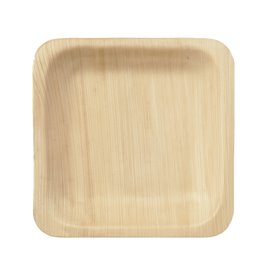 Assiette Carrée en Bois 10,5x10,5cm (25 Utés)