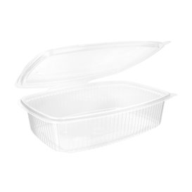 Barquette à Couvercle Charnière en Relief PP 1500ml (25 Utés)