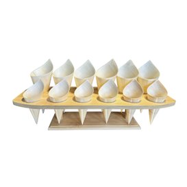 Stand en Bambou pour 12 Cornets (1 Utés)