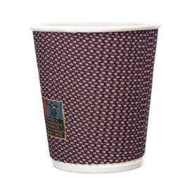 Gobelet Carton 9Oz/270ml Ondulé Kraft Ø8cm (25 Utés)
