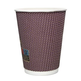 Gobelet Carton 9Oz/270ml Ondulé Kraft Ø8cm (1050 Utés)