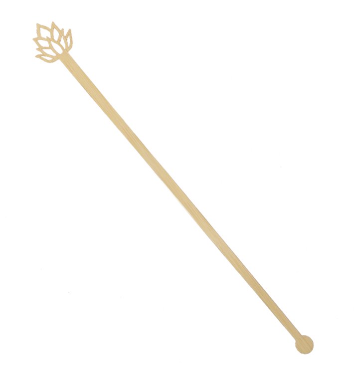 Agitateur à Boissons en Bambou Lotus Blossom 18cm (50 Utés) Agitateur à Boissons en Bambou Lotus Blossom 18cm (50 Utés)