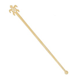 Agitateur à Boissons Turtle en Bambou 18cm (50 Utés)