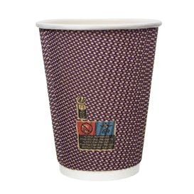 Gobelet Carton 9Oz/270ml Ondulé Kraft Ø8cm (1050 Utés)
