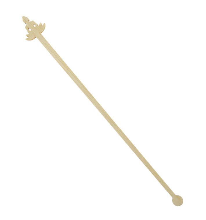 Agitateur à Boissons en Bambou « Bouddha 1 » 18cm (50 Utés) Agitateur à Boissons en Bambou « Bouddha 1 » 18cm (50 Utés)