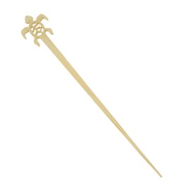 Agitateur à Boissons Turtle en Bambou 12cm (50 Utés)
