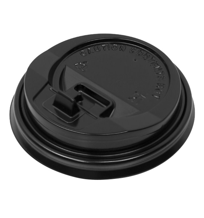 Couvercle Perforé pour Gobelet Carton 7Oz Noir Ø7,2cm (50 Utés) Couvercle Perforé pour Gobelet Carton 7Oz Noir Ø7,2cm (50 Utés)