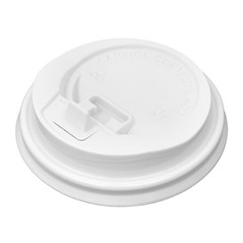 Couvercle Perforé pour Gobelet Carton 7Oz Blanc Ø7,2cm (50 Utés)
