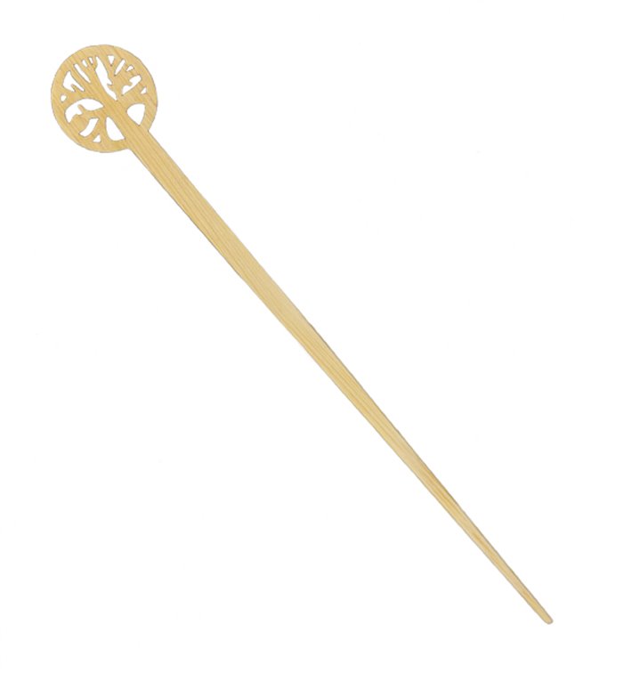 Brochette à Arbre de Vie en Bambou 12cm (50 Utés) Brochette à Arbre de Vie en Bambou 12cm (50 Utés)
