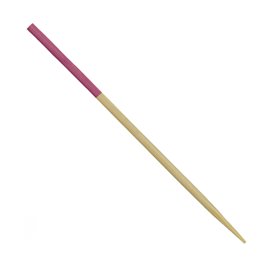 Brochette en Bambou Pointe Fuchsia 7cm (3.600 Utés)
