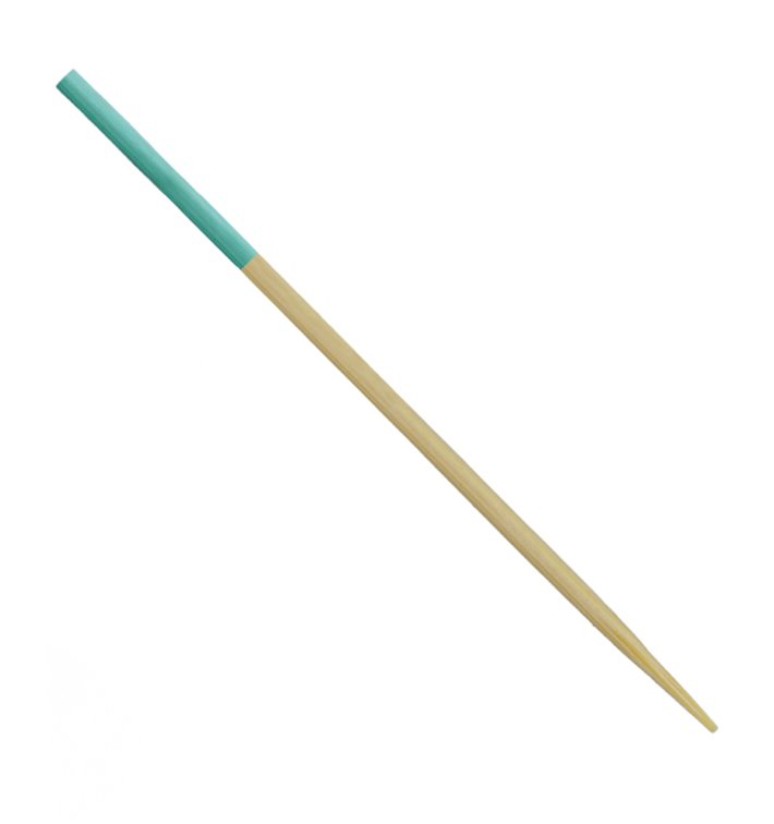 Brochette en Bambou Pointe Turquoise 7cm (300 Utés) Brochette en Bambou Pointe Turquoise 7cm (300 Utés)