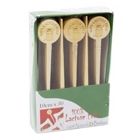 Pique Marqueur Bambou Lactose Free 10cm (50 Utés)