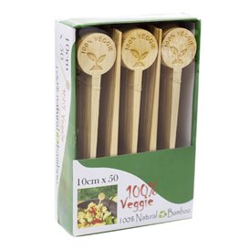 Marqueur Bâton en Bambou Veggie 10cm (600 Utés)