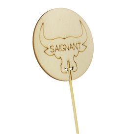 Pique Marqueur Saignant 9 cm (1200 Utés)