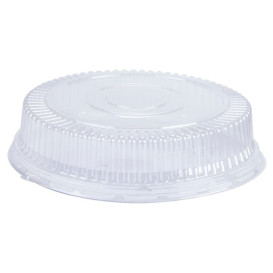 Couvercle Dôme Plastique PS Cristal Ø15x4cm 