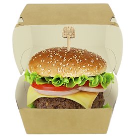 Brochette à Burger en Bambou 12cm (50 Utés)