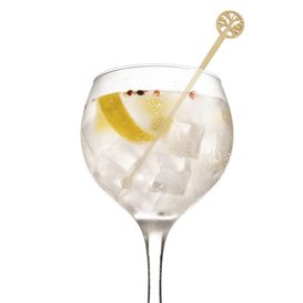 Agitateur à Boissons en Bambou Avec Arbre de Vie 14cm (600 Utés)
