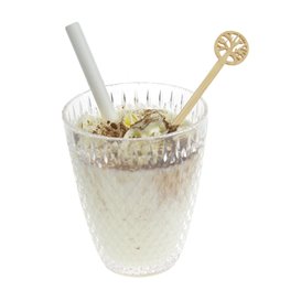 Agitateur à Boissons en Bambou Avec Arbre de Vie 14cm (600 Utés)