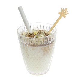 Agitateur à Boissons en Bambou « Bouddha 2 » 14cm (50 Utés)