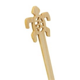 Agitateur à Boissons Turtle en Bambou 14cm (600 Utés)