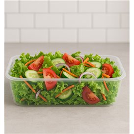Barquette Plastique Transparente 500ml 17,4x11,6x3,5cm (500 Utés)