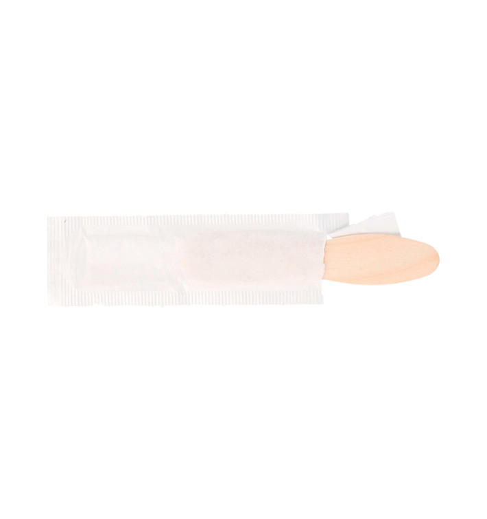 Petite Cuillère en Bois pour Glace 75mm Petite Cuillère en Bois pour Glace 75mm