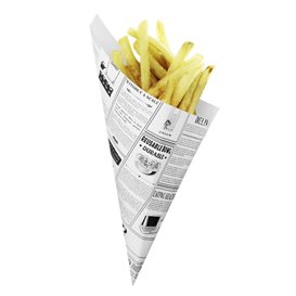 Cornet en Papier Ingraissable 24,5cm 100g (2.000 Utés)