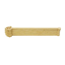 Agitateur à Boissons en Bambou Lotus Blossom 14cm (50 Utés)