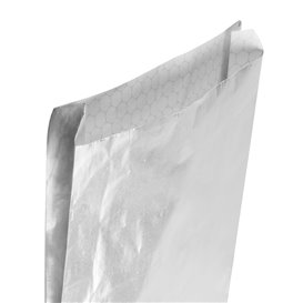 Sac Papier d'Aluminium Sulfurisé Argenté 22,3+5x20cm (250 Uds)