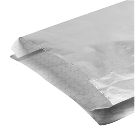 Sac Papier d'Aluminium Sulfurisé Argenté 22,3+5x20cm (250 Uds)