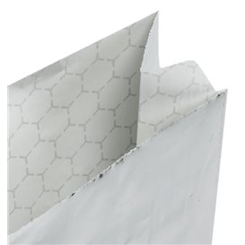 Sac Papier d'Aluminium Sulfurisé Argenté 31,5+5x10,3cm (250 Uds)