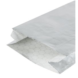 Sac Papier d'Aluminium Sulfurisé Argenté 31,5+5x10,3cm (250 Uds)
