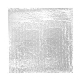 Papier d'Aluminium Ingraissable Argenté 35x35cm (1000 Uds)