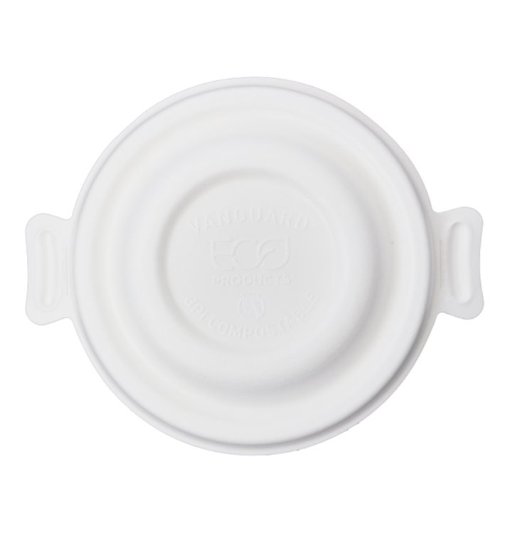 Couvercle Canne à Sucre Blanc pour Bol 175 et 235ml (50 Utés) Couvercle Canne à Sucre Blanc pour Bol 175 et 235ml (50 Utés)