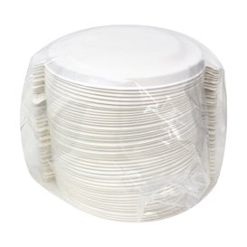 Couvercle Canne à Sucre Blanc pour Bol 470ml (50 Utés)