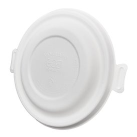 Couvercle Canne à Sucre Blanc pour Bol 470ml (50 Utés)