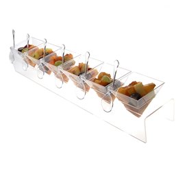 Porte-Cônes PS Transparent 6 Trous 40x6.5x7cm (6 Utés)