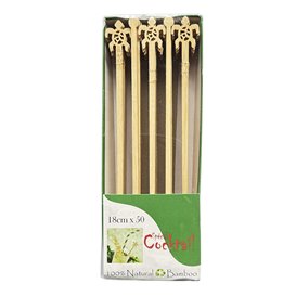 Agitateur à Boissons Turtle en Bambou 18cm (600 Utés)