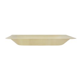 Assiette Carrée en Bois 10,5x10,5cm (25 Utés)