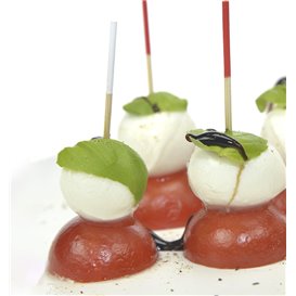 Brochette en Bambou Pointe Blanc 7cm (3.600 Utés)