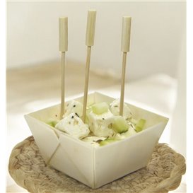 Brochette en Bambou Cylindre 7cm (100 Utés)