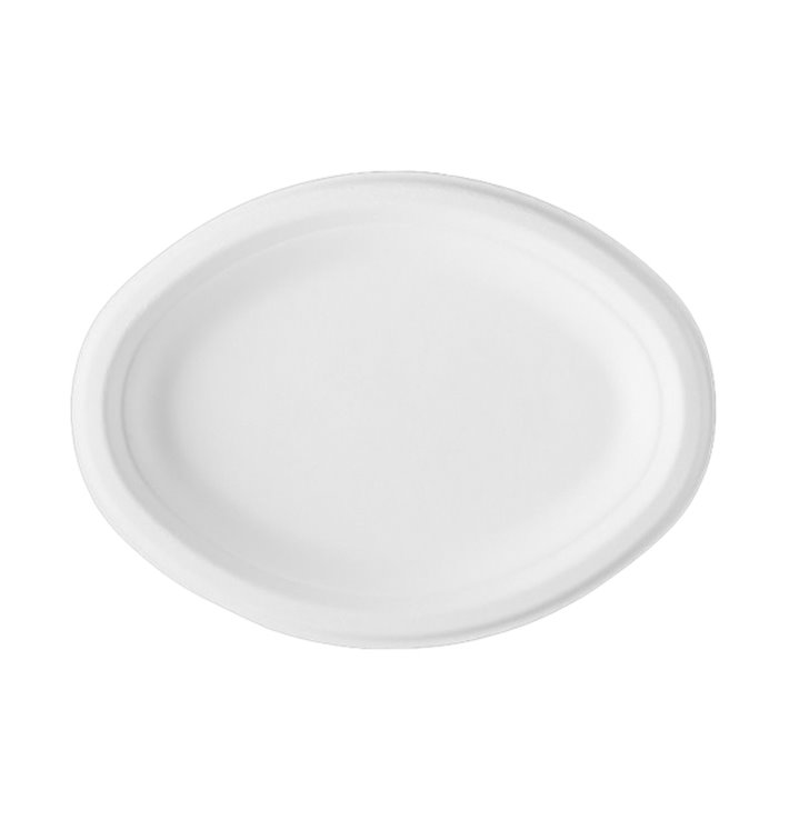 Plateau Canne à Sucre Bagasse Blanc 25,4x17,5cm (50 Utés) Plateau Canne à Sucre Bagasse Blanc 25,4x17,5cm (50 Utés)