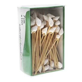 Brochette en Bambou Coquille 7cm (100 Utés)