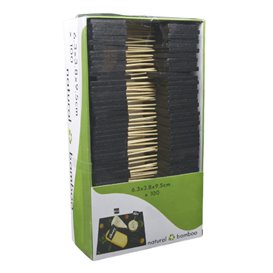 Brochettes en Bambou avec Ardoise 6,3x3,8cm (1.000 Utés)