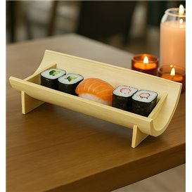 Plateau en Bambou 20x10,5x4,5cm  (12 Utés)
