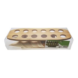 Stand en Bambou pour 12 Cornets (1 Utés)