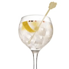 Agitateur à Boissons en Bambou Fraise 14cm (50 Utés)