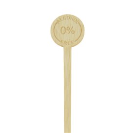 Agitateur à Boissons en Bambou 0% Alcool 18cm (50 Utés)